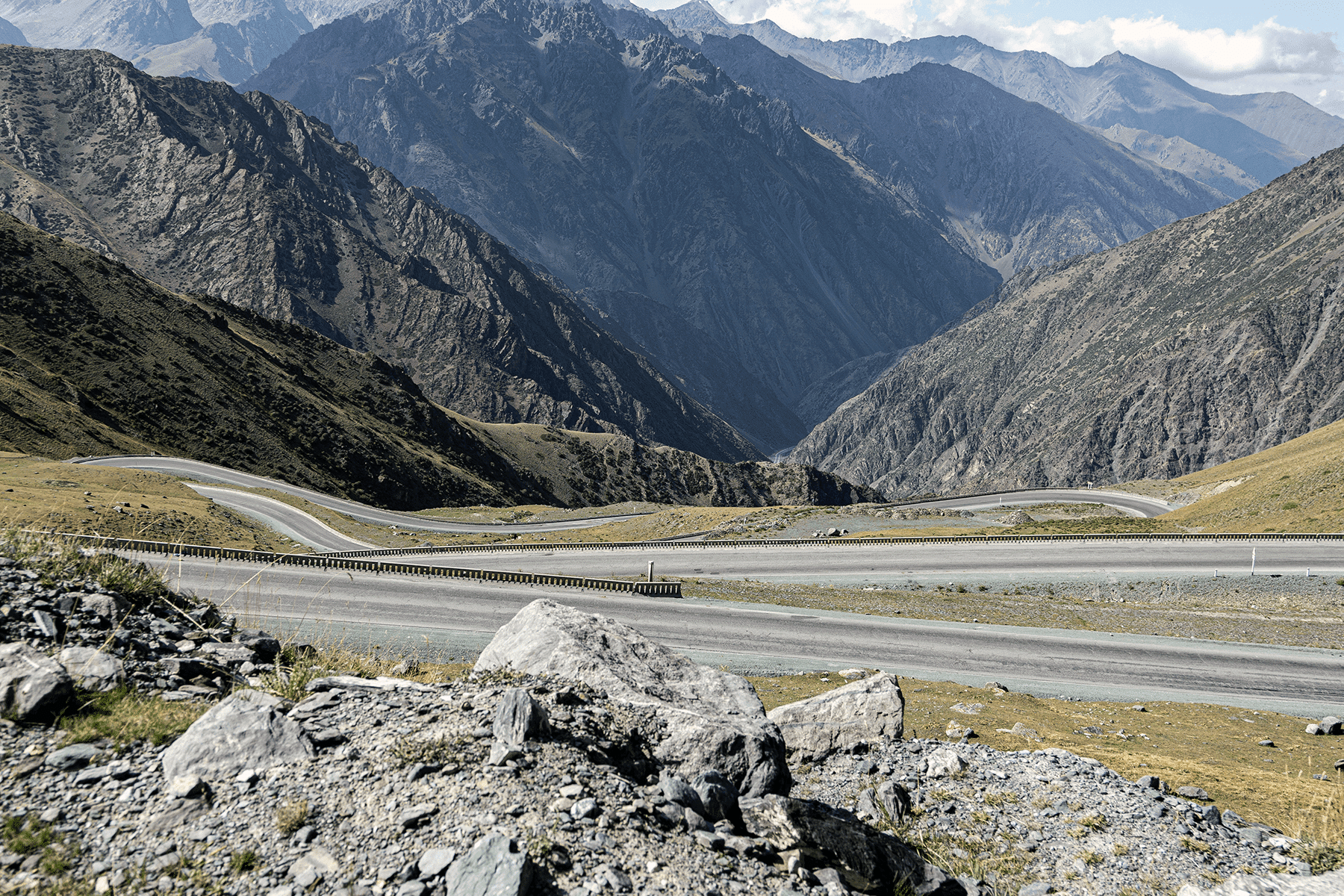 Kyrgyzstan Mountain Road